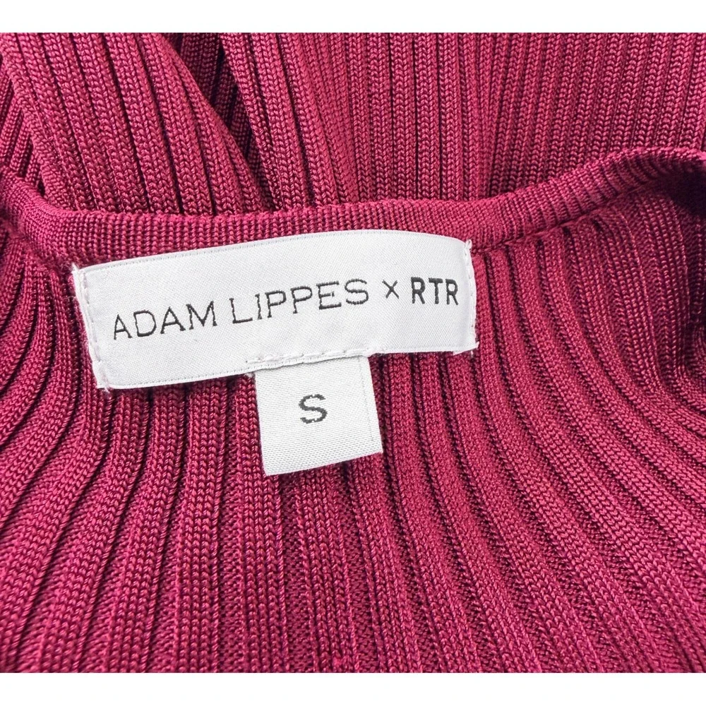 Adam Lippes x RTR Geo Knit Midi Dress Size S SEE FLAW